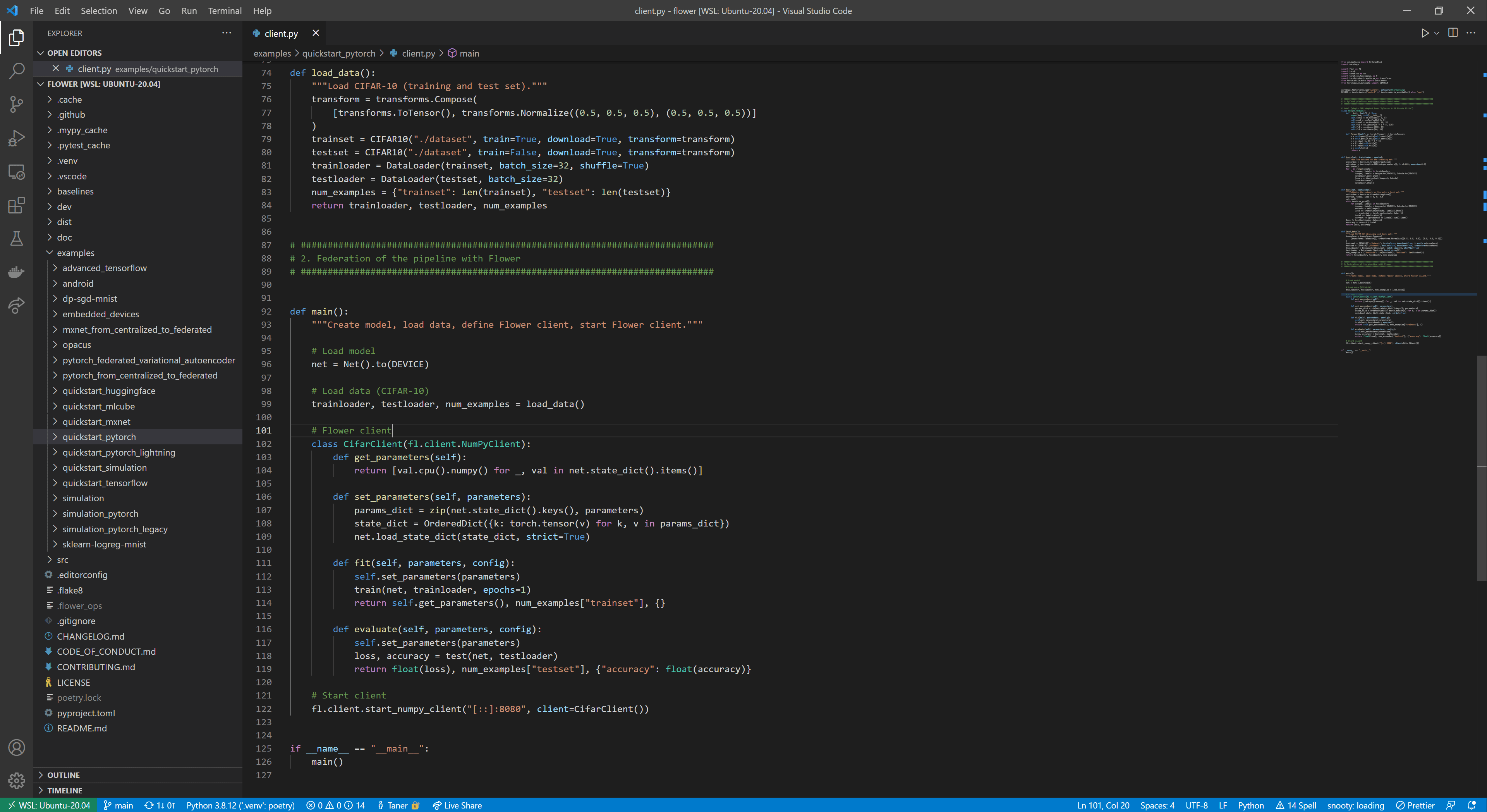 Code editor with Llama code